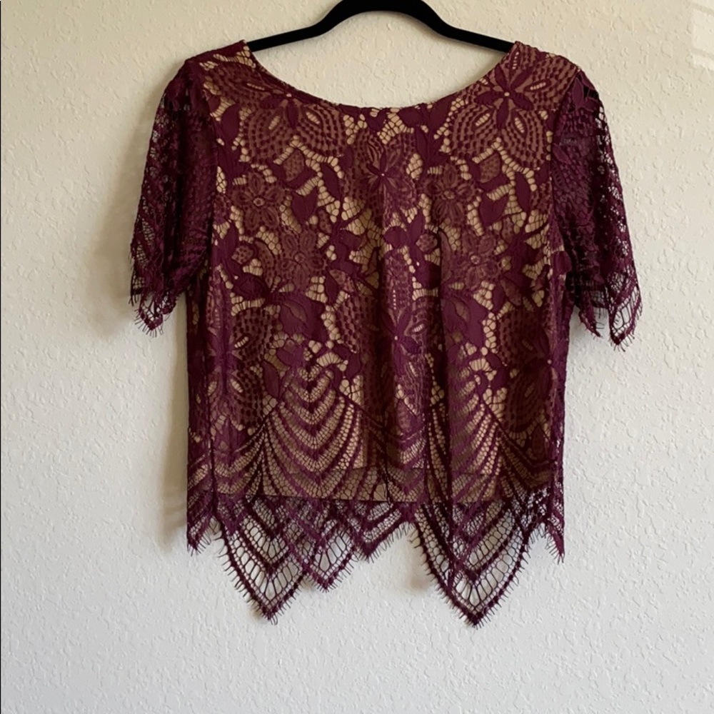 Maroon Blouse